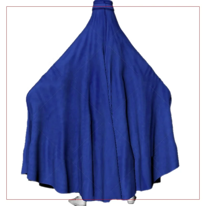 xu-002 Factory directly plain solid color muslim ladies veil burqa niqab