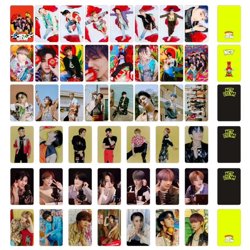  Оптовая продажа товары Kpop Idol двусторонняя печатная Фотокарта NCT Dream Hot Sauce Lomo