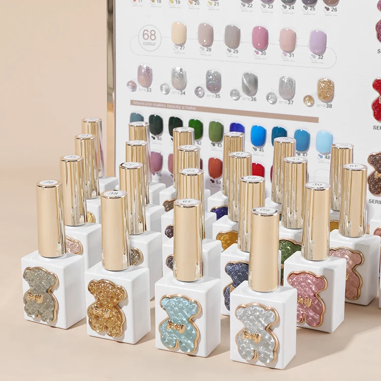 ZRKGEL 2022 Private Label soak off nail gel polish high pigment odorless nail gel polish set