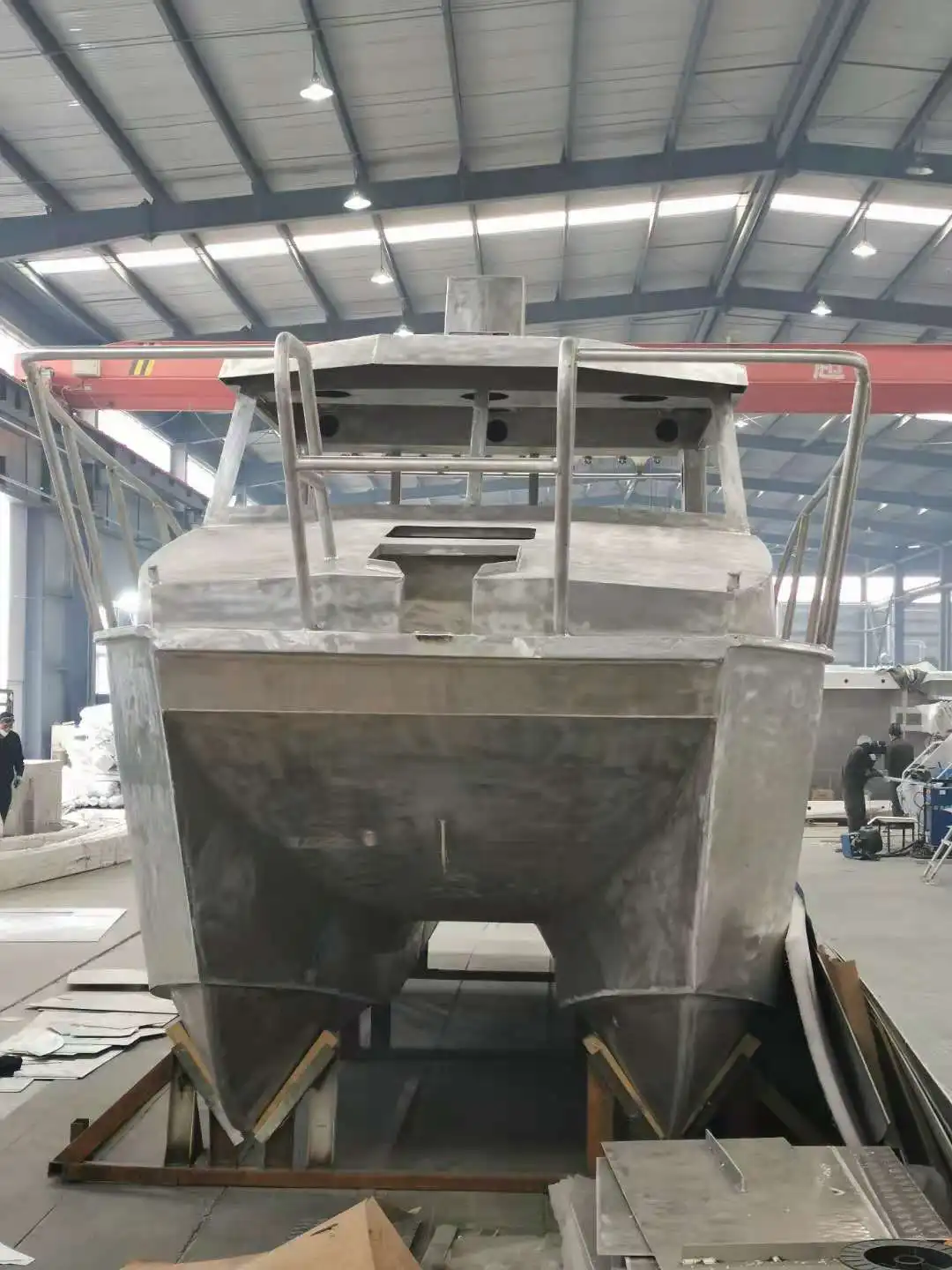 8.9m 29ft stable luxury Aluminum Catamaran fishing boat leisure boat for sale