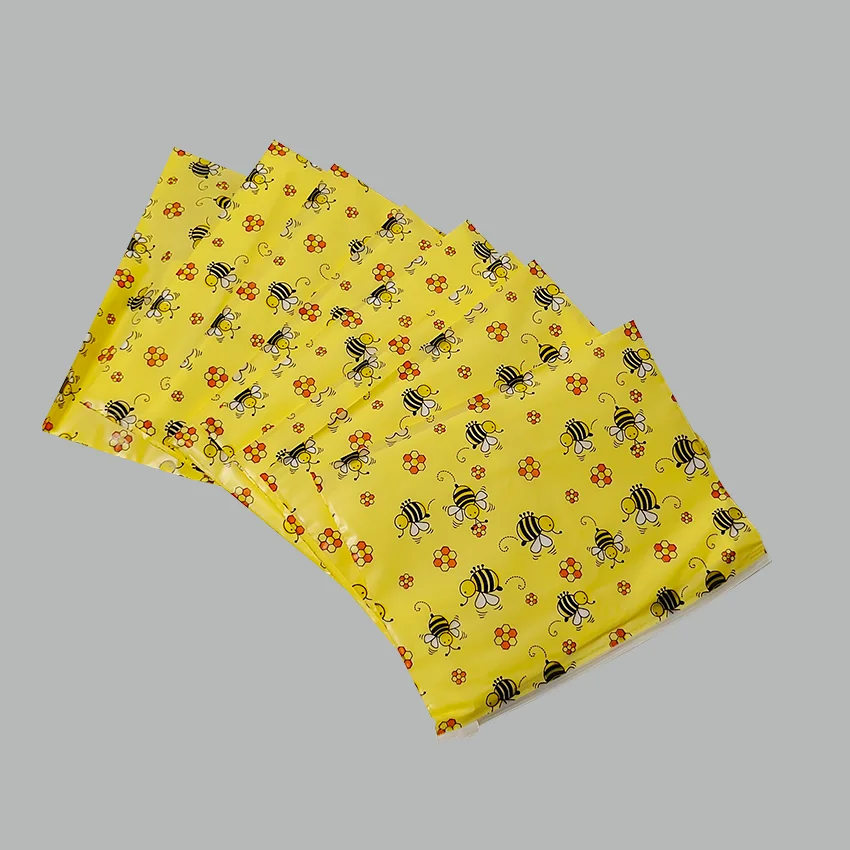 Custom Honey Bee Plastic Zipper Pouch