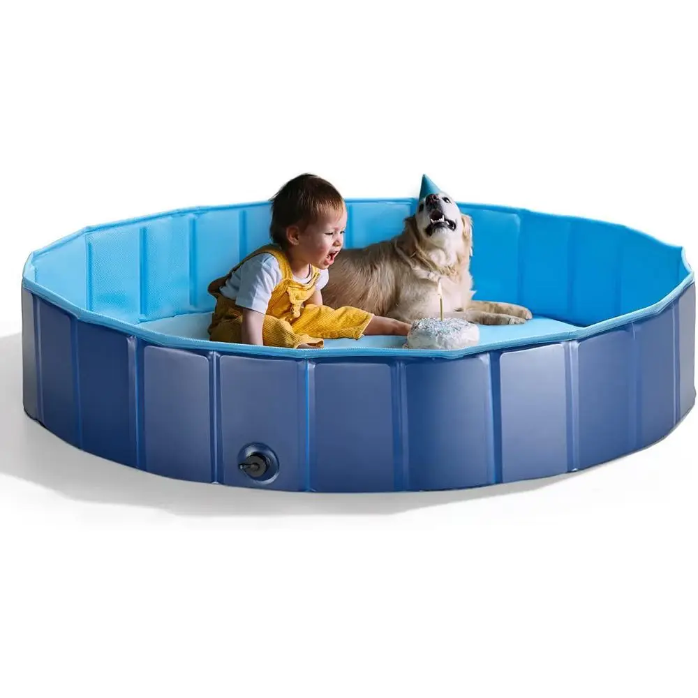 80*20cm New Design Pet Toy PVC Collapsible Dog Bathing Tub Inflatable Pet Swimming Pool