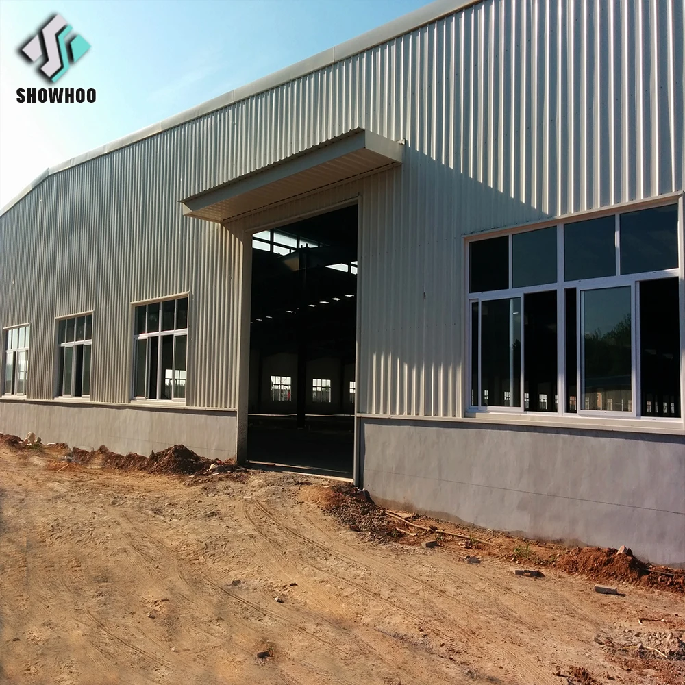 Prefabricated Warehouse Building Steel Structures Workshops Aircraft Hangar Garage for Efficient and Eco-Friendly Agriculture