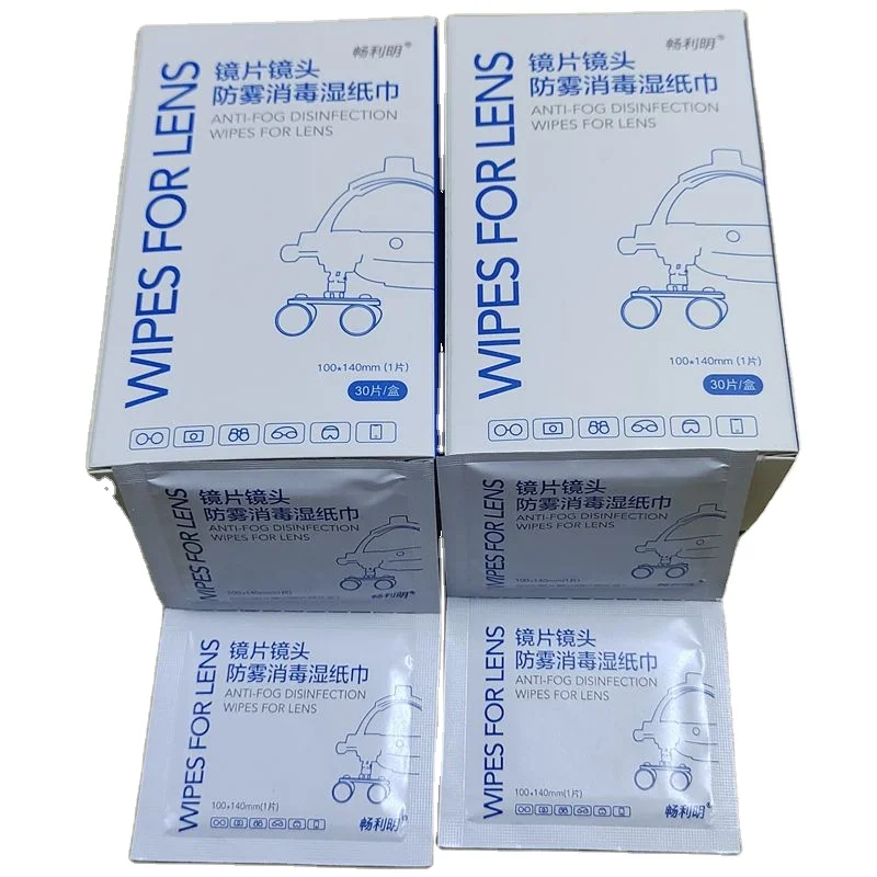 OEM Anti-fog Disinfection Wipes for Lens