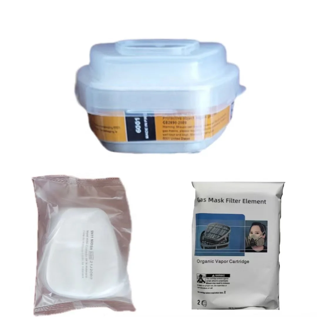 6001 Filter For Pesticide Application Replaceable Organic Vapor Cartridge chemical cartridge for respirator 6200 7502 6800