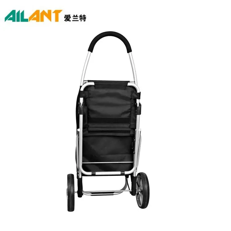 OEM Fashion Elder Kid Shopping Trolley With Seat Spain Trolley Shopping Cart Plastic