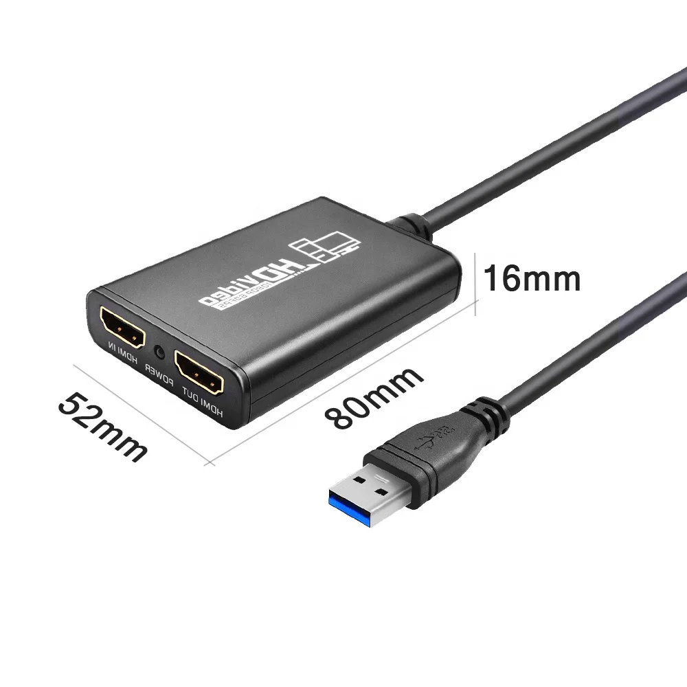 AOEYOO USB3.0 для HDMI видео захвата поддержка YUY2 4K вход без задержки потокового 4k карты с петлей