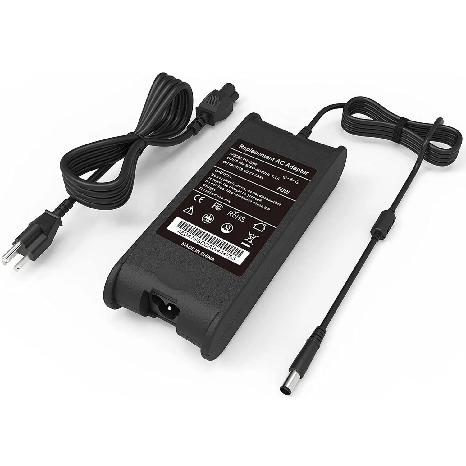 Amazon 65W 19.5V 2.31A 3.34A AC Laptop Charger Fit for Dell Inspiron Latitude Series E6410 E6420 E6430 with 7.4*5.0mm connector