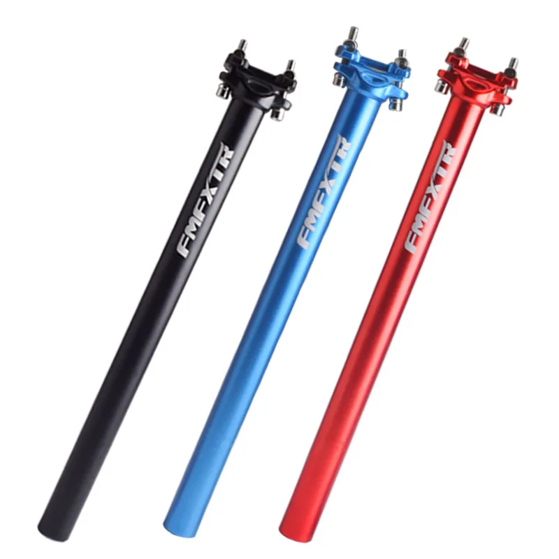 
Cross country mountain bike 27.2/30.9/31.6x400mm extended saddle seat tube seatpost aluminium twin pegs straight tube 