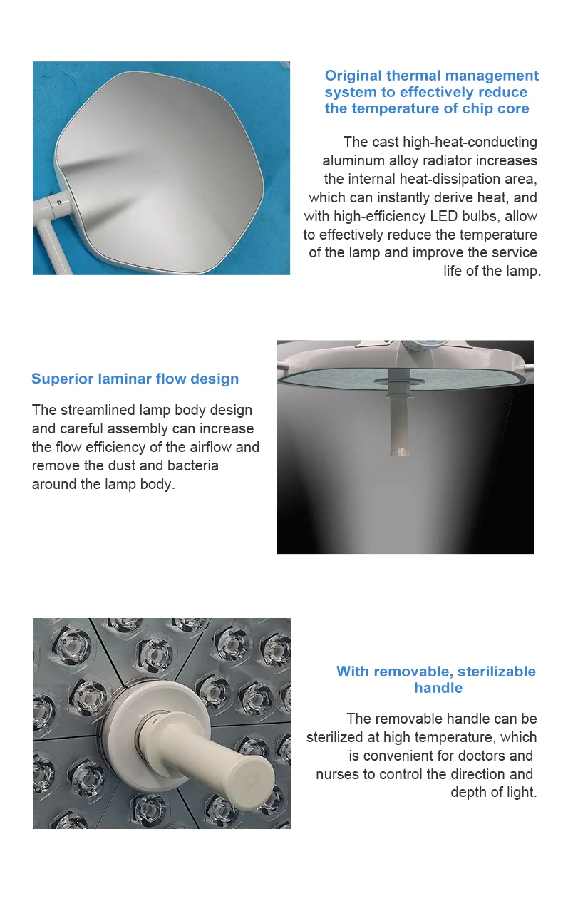 HFMED  Operated Lamp Led Room Outer Optic Operating Light Part Ot Cialitica With Camera System Shadowless Operation Scialitic