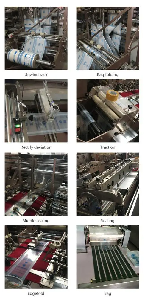 Hot Sale FBD-T  Four Side Middle Seal Stand-Up Plastic Pouch bag making machine For Food Package