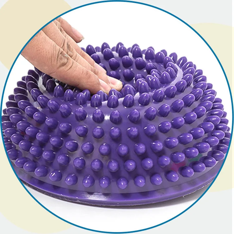 Spiky Yoga Half Ball Foot Massage Balls Hemisphere Massage Ball
