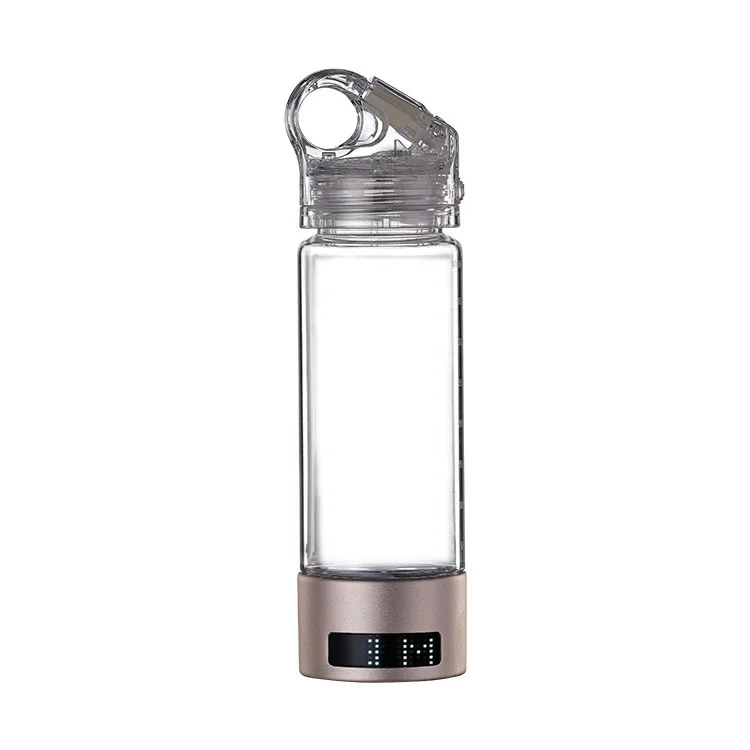 400ml SPE Hydrogen water bottle absorption with mineral water conversion electrolytic hydrogen water bottle