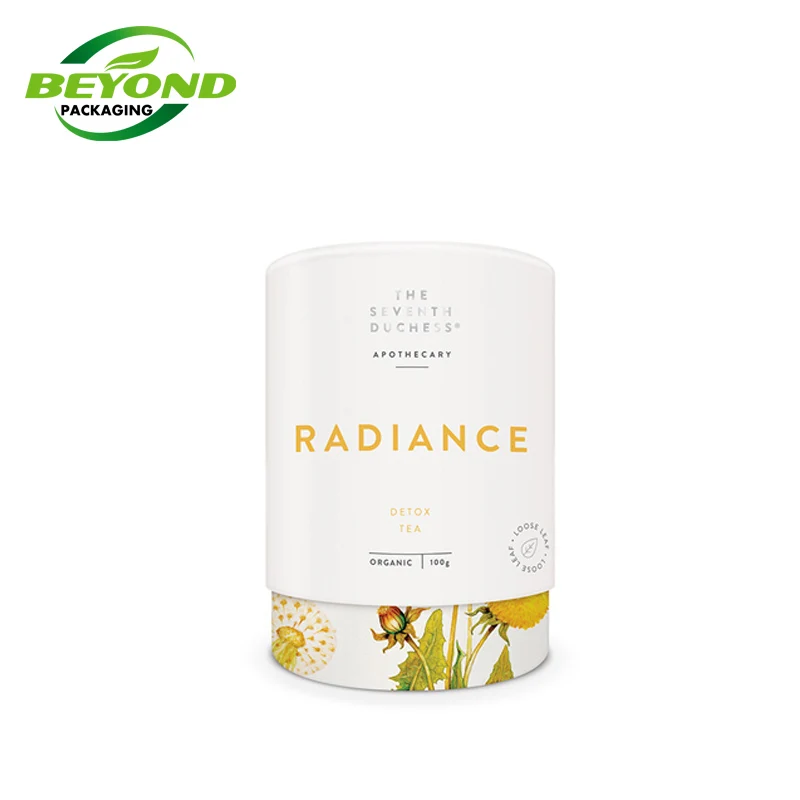 Cheapest Food Grade Recycled Cardboard Cylinder Loose Leaf Tea kraft Paperboard Tube Packaging Cylinder Paper Tube For Tea