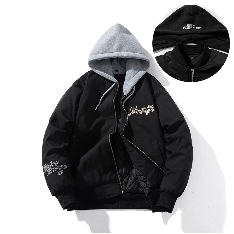 Latest Design High Quality Street Style OEM Breathable Bomber Jacket