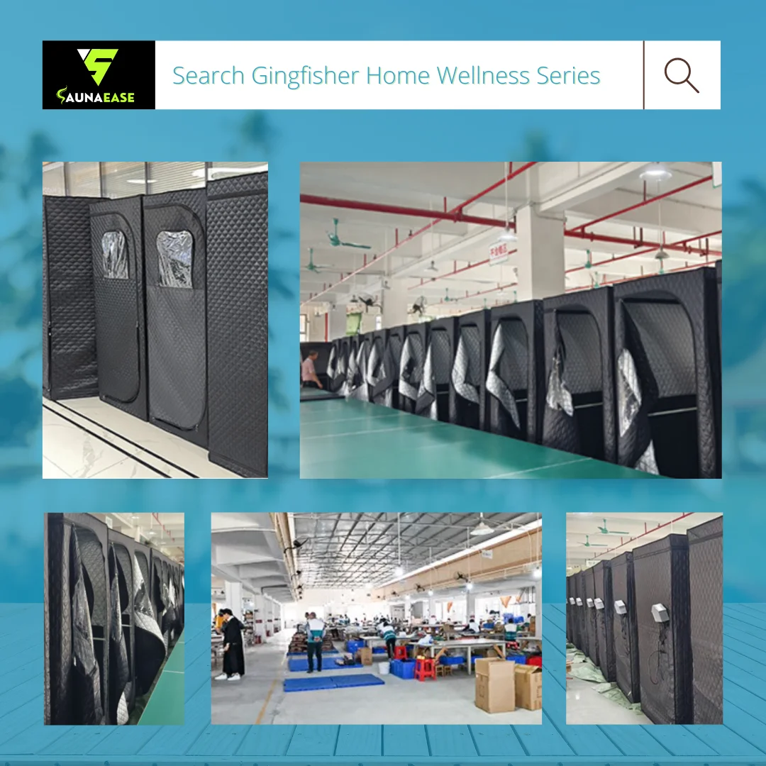 Portable Garden Sauna for Outdoor Use Fast Heating with 600D Oxford Cloth & Aluminum Heat Retention