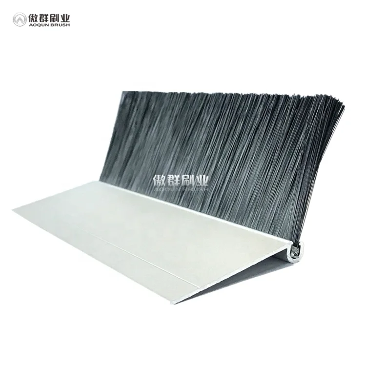 Aluminum Sliding Door Seal Dust Strip Brush For Door Rolled Up