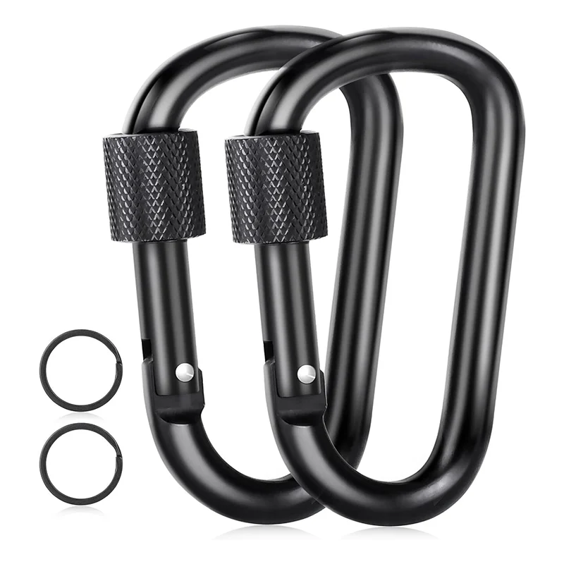 Factory Wholesale Customization Cute Dog Leash Outdoor Traveling Heart Shaped Aluminum Alloy Hammock Keychain Clip Carabiner