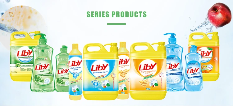 Liby OEM Vegetable Washing Liquid 500g Eco-friendly Detergent Dish Washer Liquid Fruits And Vegetables For Restaurants