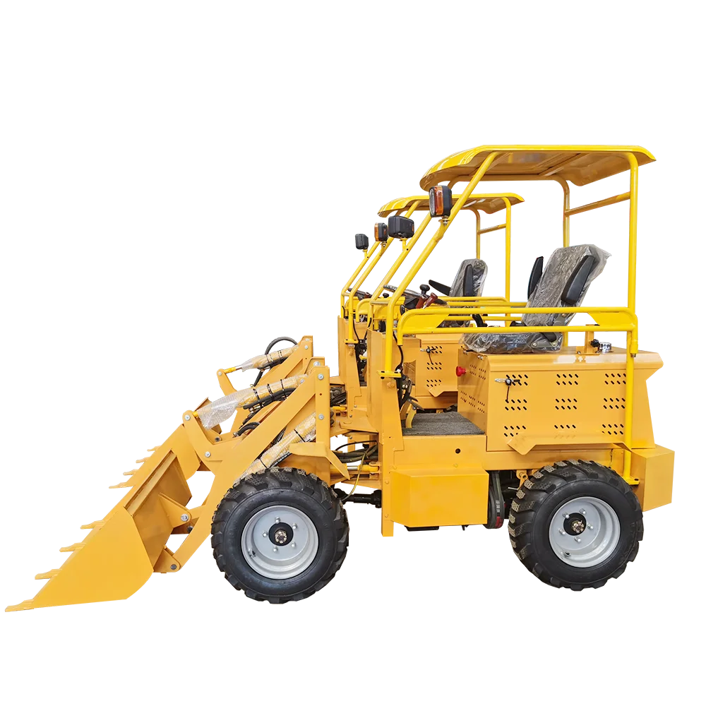 Articulated mini 500kg loaders hydraulic control hoflader radlader EPA EURO 5 CE certificate wheel loader