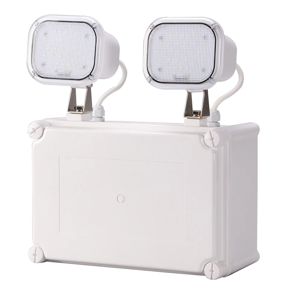 High Lumen Output IP65 Fire Protection Twin Spot Emergency Lamp Battery Backup Light