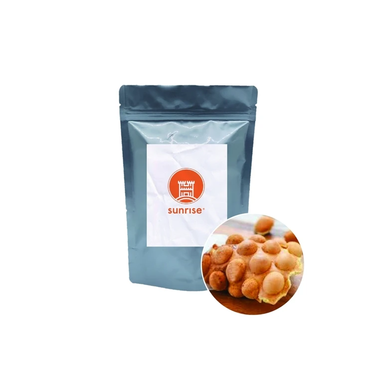 bubble tea shop Cheap Baking Natural Authentic Bubble Waffle Mix For milk tea shop waffle powder