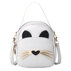 FLB186 five colors mini cat backpack purses school bags for girls