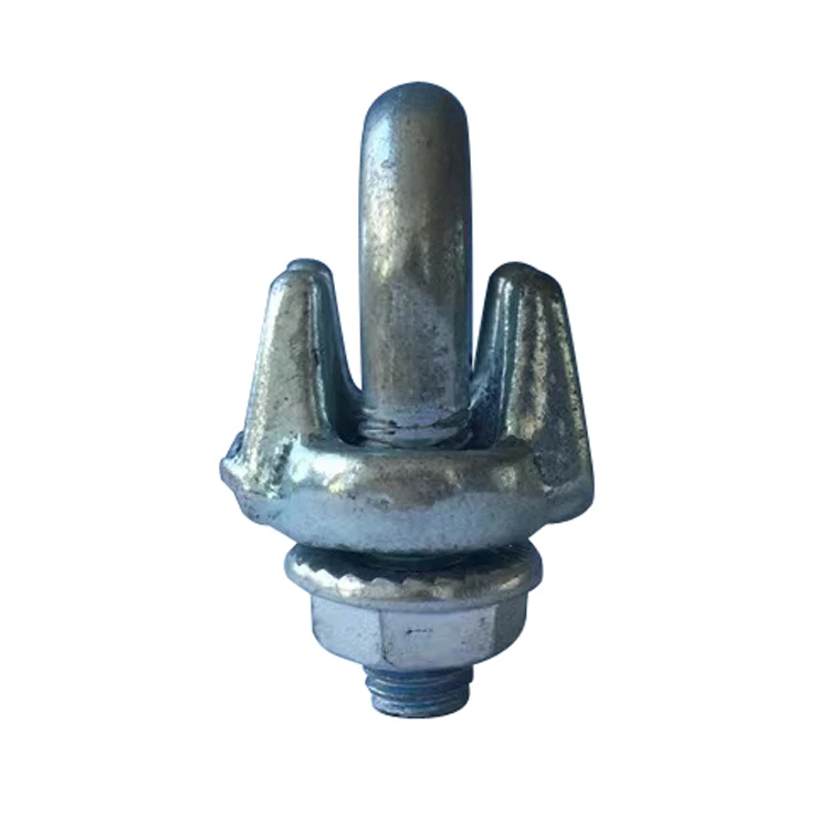 Carbon Steel Preformed Adjustable Stay Rod Wire Rope Clips Clamp