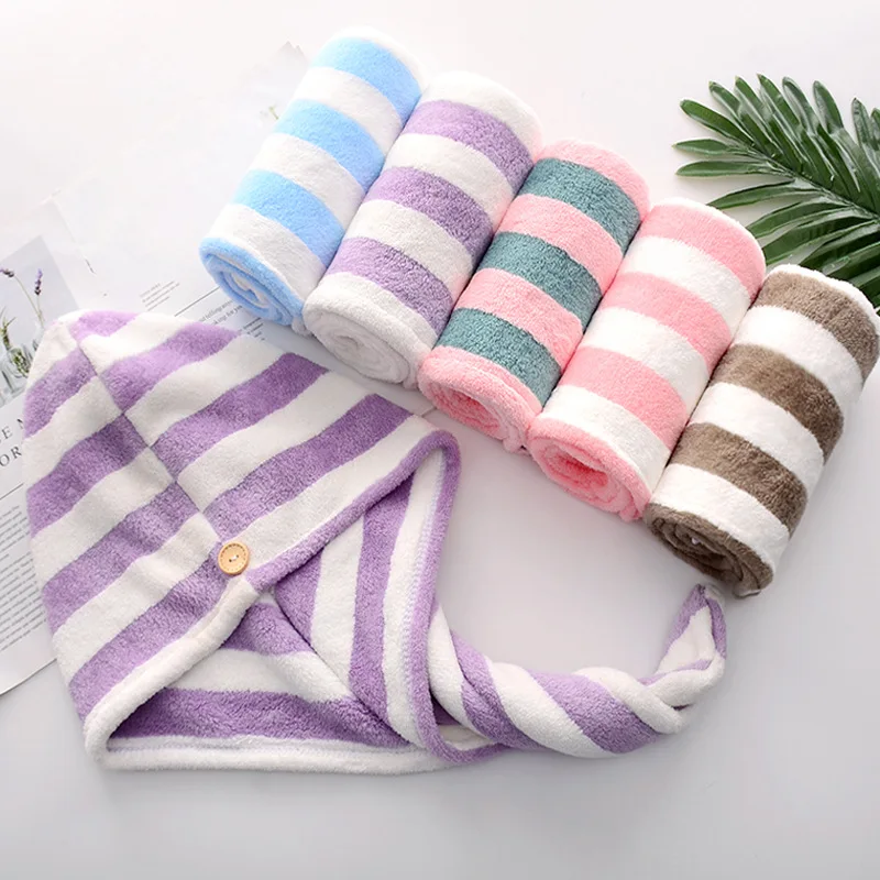 Wholesale Twist Microfiber Hair Towel Wrap for Women and Men Quick Dry Turban for Drying Curly, Long & Thick Hair