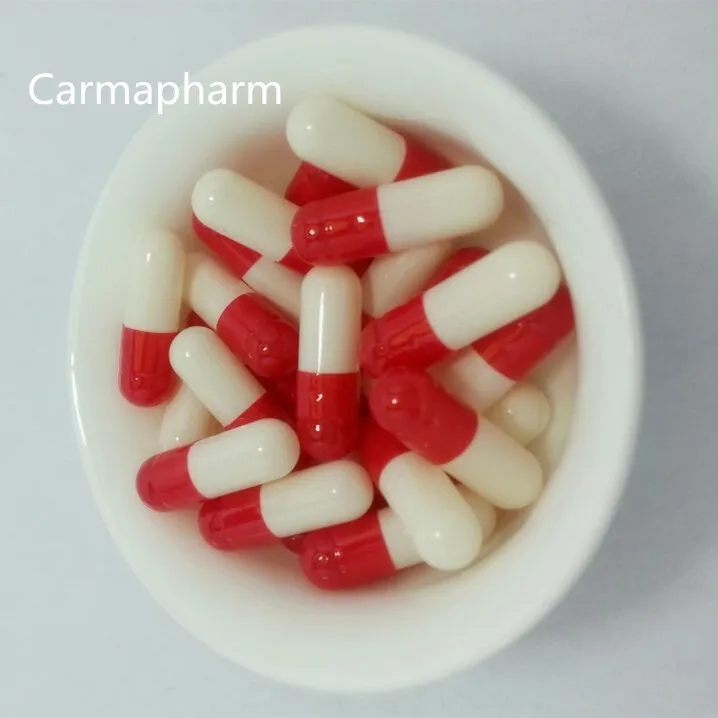 Red white colored BSE Free Empty Hard Gelatin Capsules