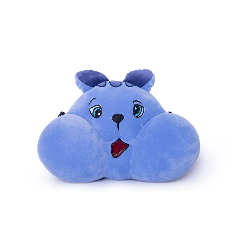 Bewalker office  college student bedside Cute pig big back  Foam Particle Filling   waist support lumbar cushion