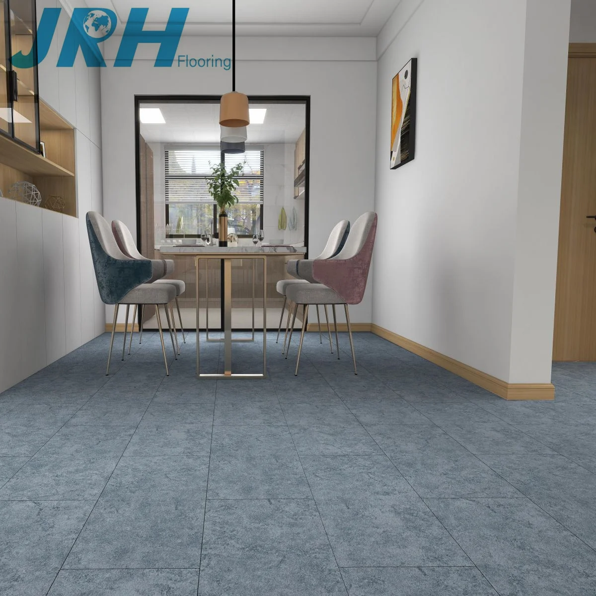 8mm Chile Art Parquet Laminate Flooring Easy Click Installation For Living Room Ac4 & Ac5 Wear Resistant Floor Boards