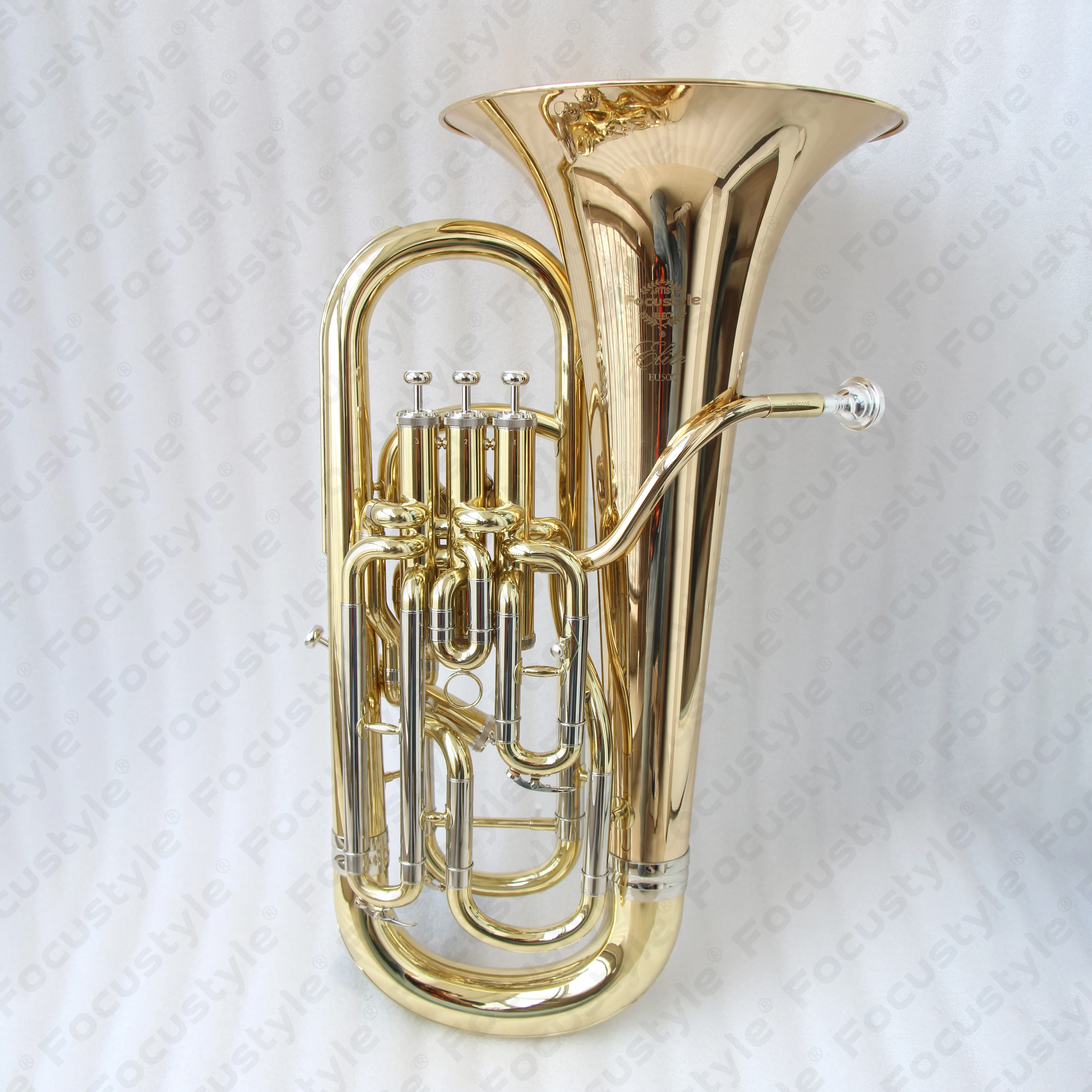 On Sale Bb Tone Euphonium Horn Musical Instrument Brass Body and Valves Euphonium Horn Professional Musical Euphonium Horn