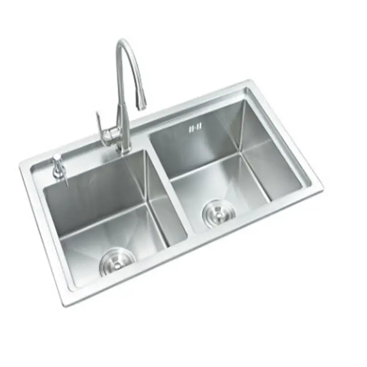 Modern resident  wash basin rectangular shape under mount single bowl handmade stainless steel kitchen sink