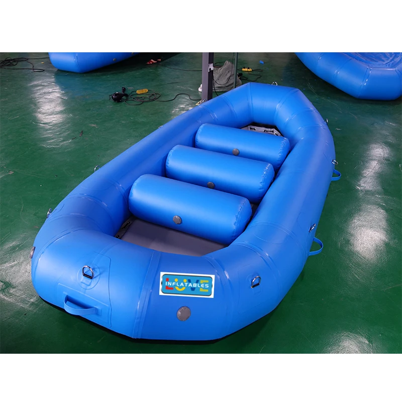 Top Quality PVC/Hypalon Inflatable White Water Raft Boat Fishing Whitewater River I-Beam Floor Self Baling Paddle Rafting