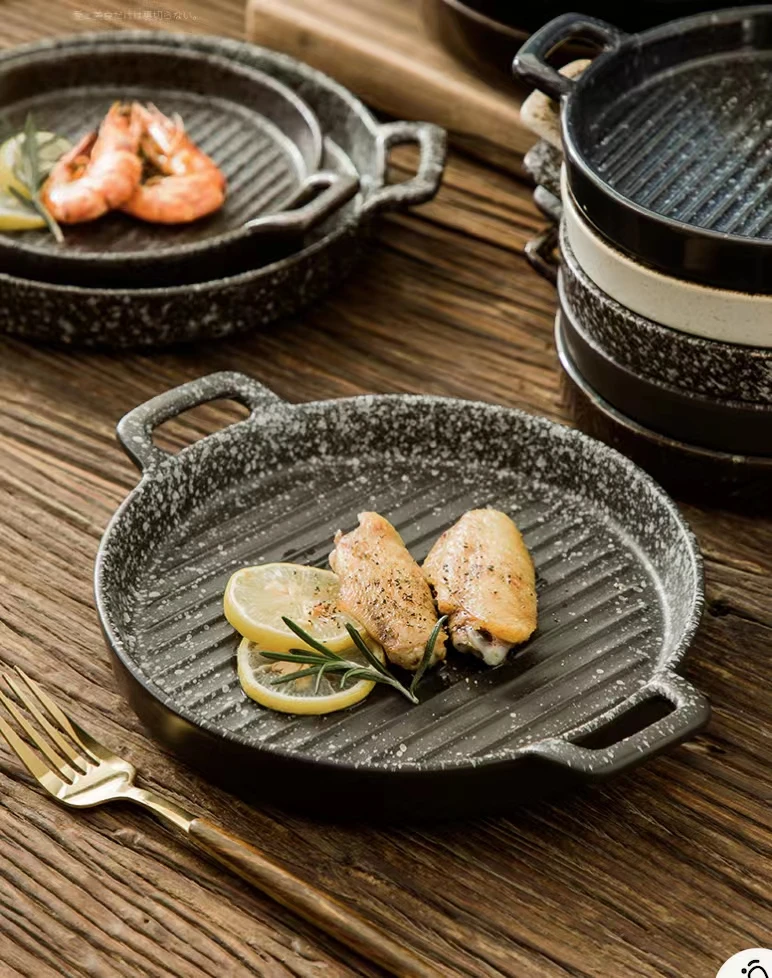 Amazon best seller Hard Anodized Healthy Ceramic Nonstick Grill Pan Induction Dishwasher Safe Oven Safe for cooking