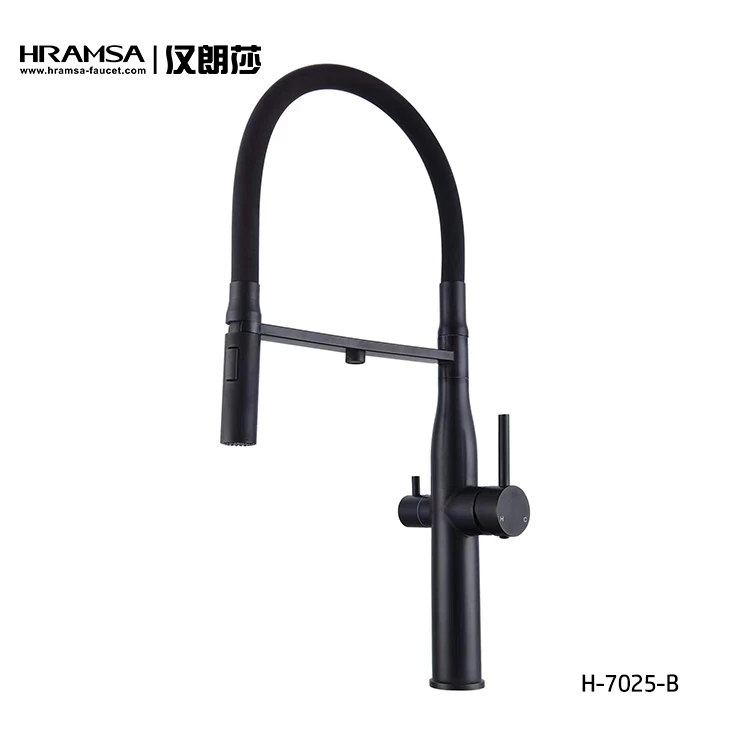 European Single Hole Deck Mount Wash Mixer Faucet Black Sink Kitchen Faucet