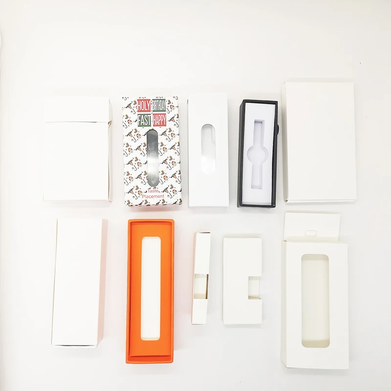 Пустая упаковка масляных картриджей с защитой от детей, 1 мл/0,8 мл