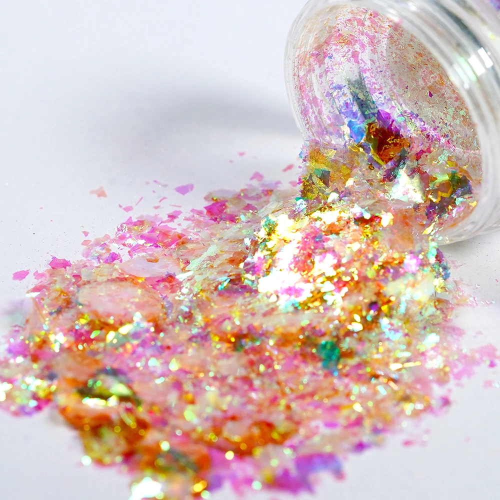 Guangzhou Manufacturer Sale in Bulk Chunky Chameleon Glitter Flakes Pigment