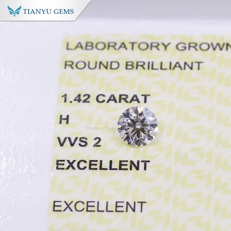 Tianyu Gems Hot Sale Lab Diamonds D E F Color Loose Diamonds
