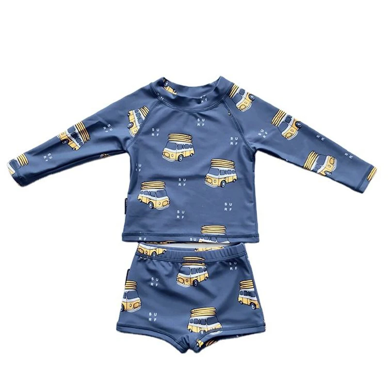 Wholesale Soft Boys Two-piece Swimwear Character Cartoon Boys Swimwear Kids Swim Trunks For Children Eco-friendly