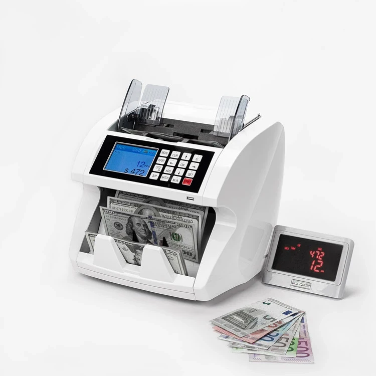 Easycount EC1800 High Speed Counting Mixed banknote detector Multi Currency Professional money detector machine