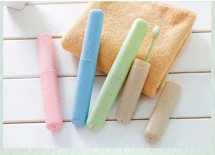 Wholesale Portable Plastic Toothbrush Toothpaste Storage Box Travel Tooth Brush Container Cases Mouthwash Cup Holder For Home