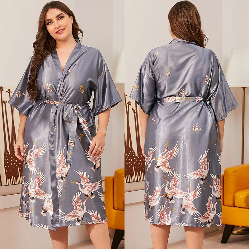 Satin Pyjamas OEM/ODM Factory Wholesale Robe Hot Sale Party Polyester Custom Silk Satin Plus Size Pajamas