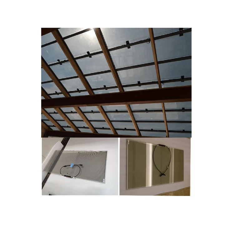 Rooftop Customized Price Cdte Panels Thin Film Bipv Transparent Solar Panels