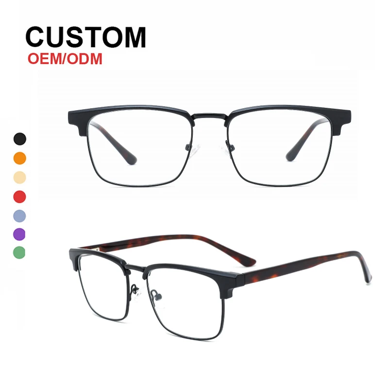 2024 New Hot Sell Models Chinese Wholesale Factory Nice TR-90 Acetate Optical Frame for Unisex 688007