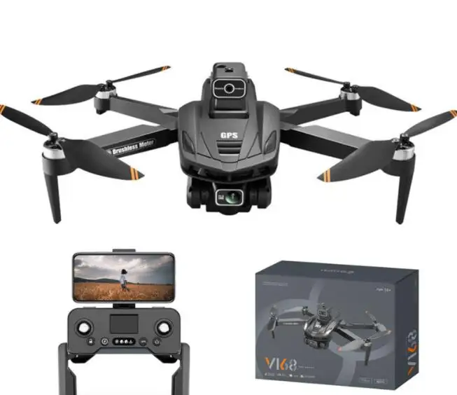 V168GPS Automatic Return HD 8K Aerial Photography Brushless Intelligent Obstacle Avoidance Drone Remote Control Aircraft