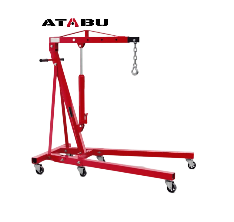 High-Strength Steel Multifunctional Engine Hoist Hydraulic Foldable Shop Crane Engine Jack
