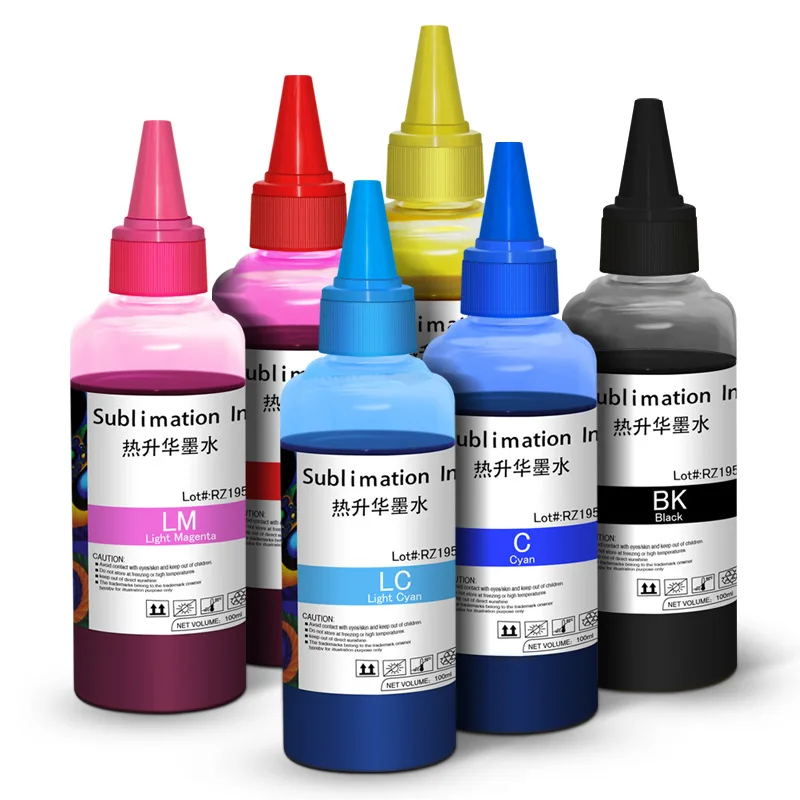 wholesale high quality boutique 100ml ink of sublimation for inkjet printer