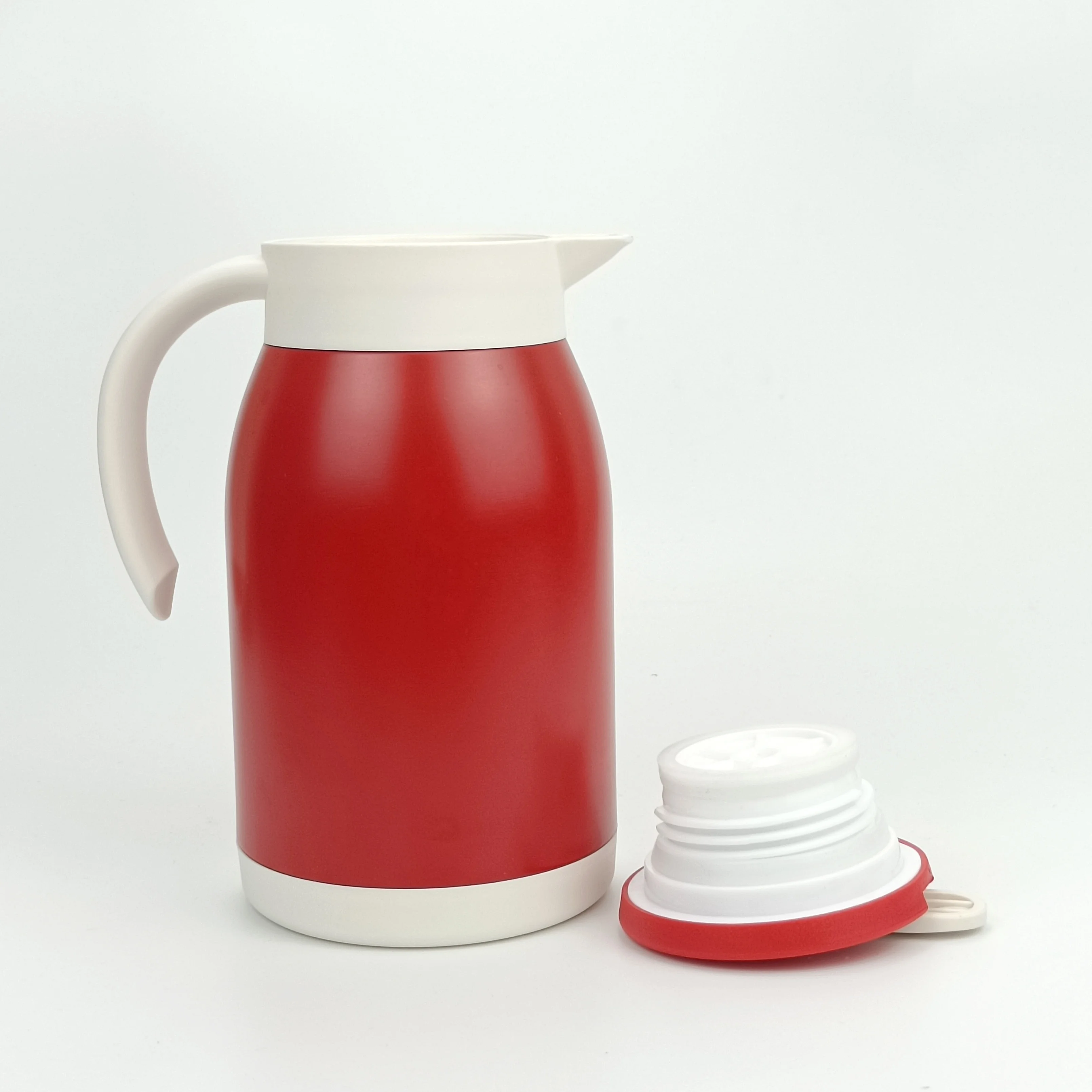 Most Popular 920ML/31oz Custom Logo Color  Coffee Tea Kettle Double Wall  Stainless Steel with Lid and Handle